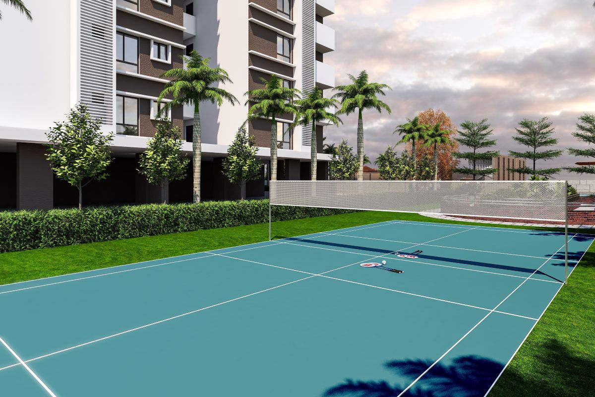 Badminton court