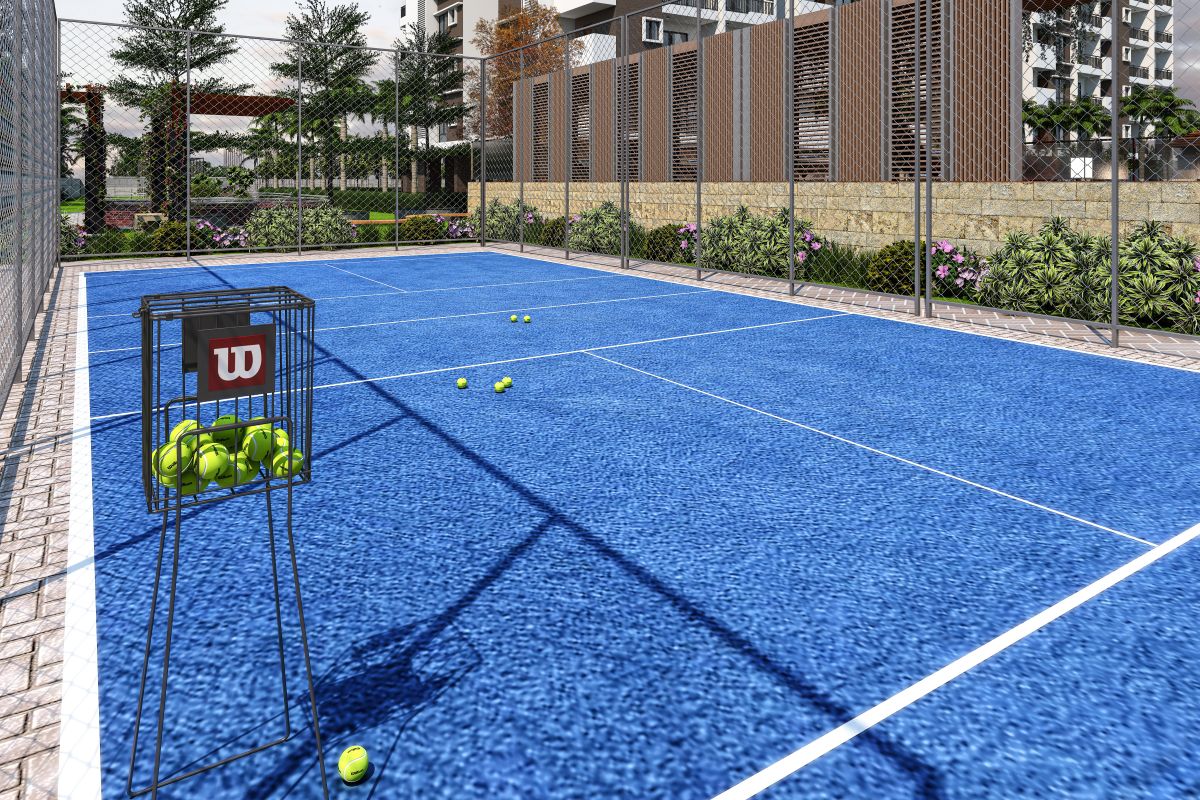 Pickleball court